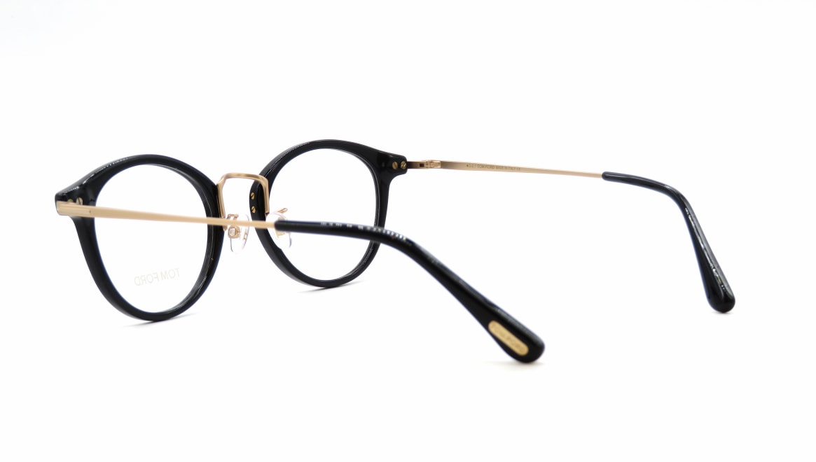 トムフォード FT5444DAsianFit-001-49 [黒縁/丸メガネ]  3