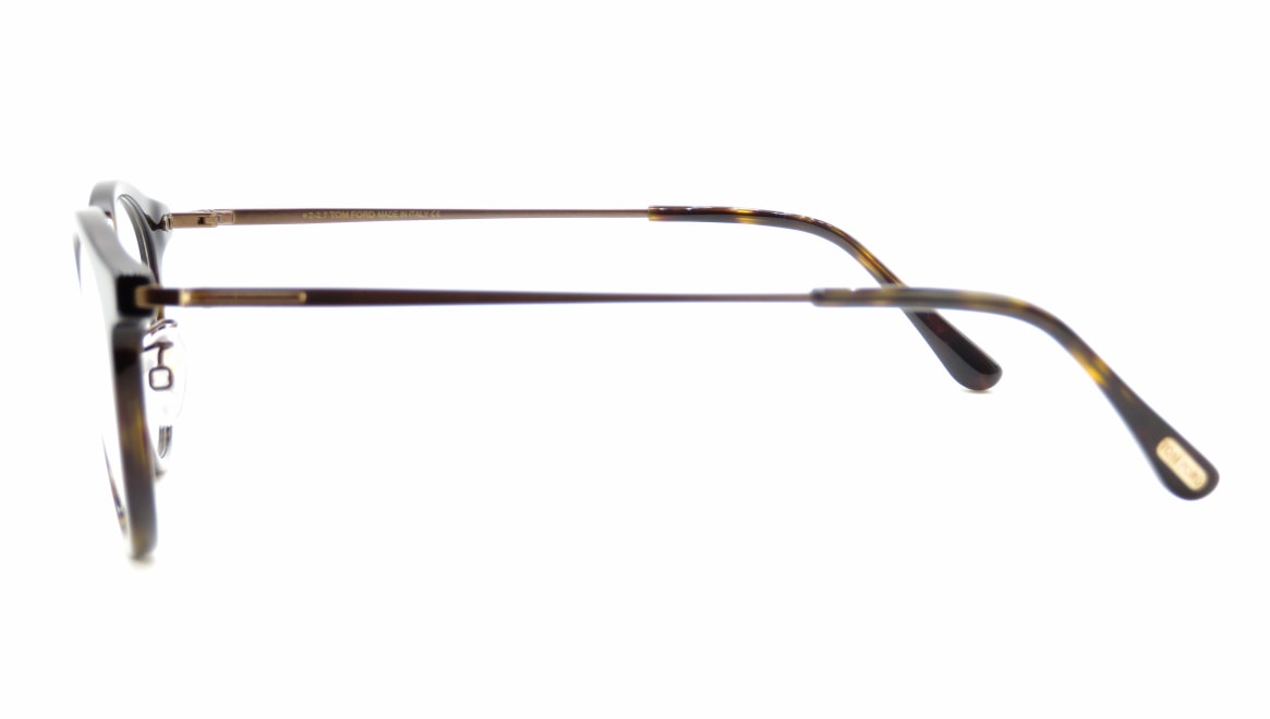 トムフォード FT5444DAsianFit-052-49 [丸メガネ/べっ甲柄]  2