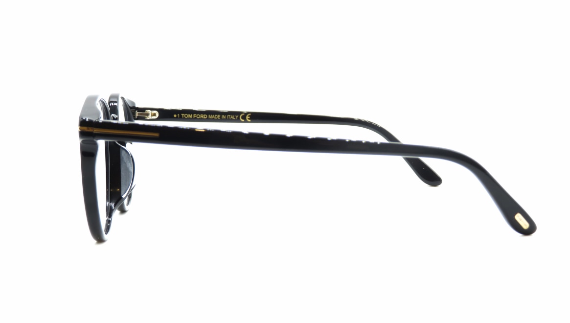 トムフォード FT5796KBAsianFit-001-49 [黒縁/丸メガネ]  2