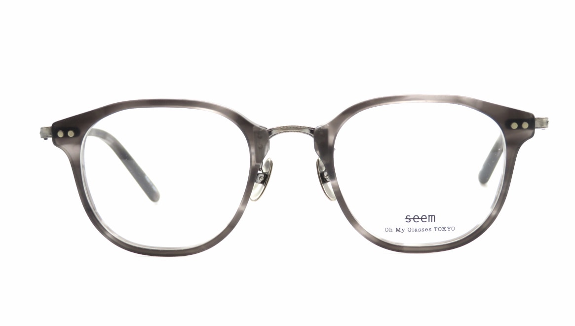 seem Oh My Glasses TOKYO Sarah omg-120-MGAS-48 [鯖江産/ウェリントン/グレー] 