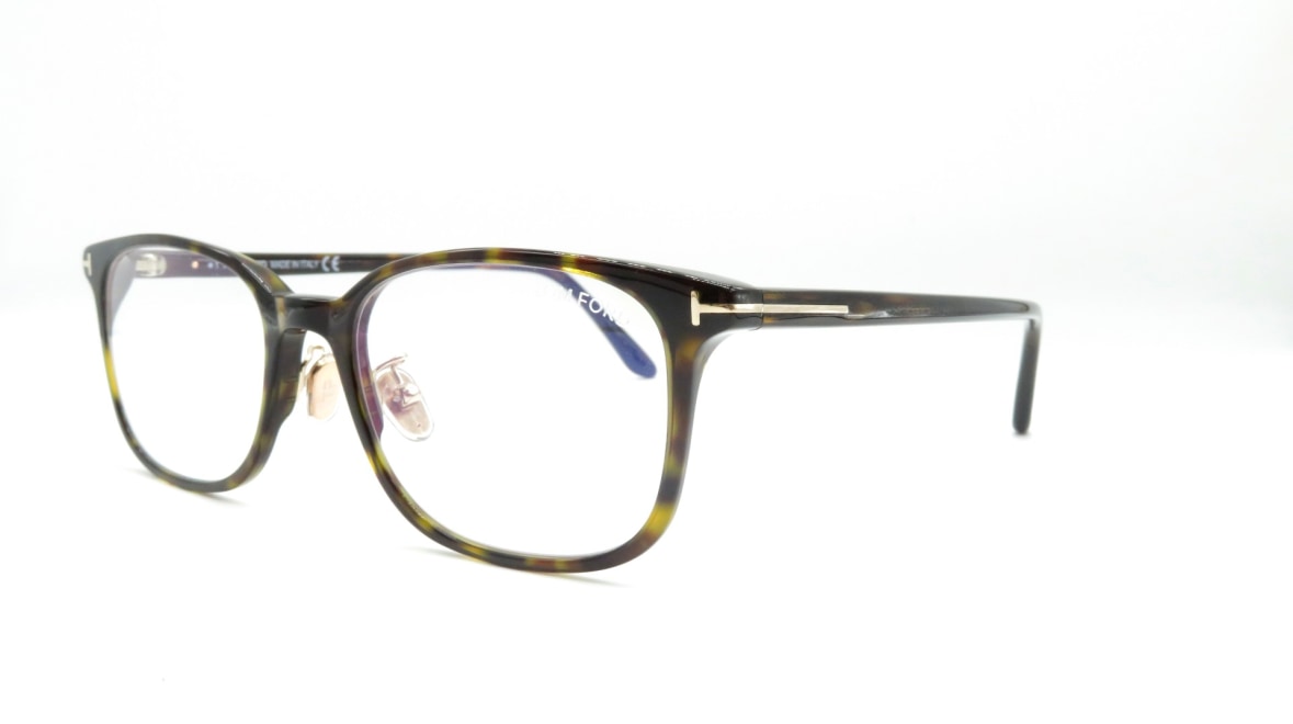 トムフォード FT5852DBAsianFit-052-54 [黒縁/鯖江産/オーバル]  1