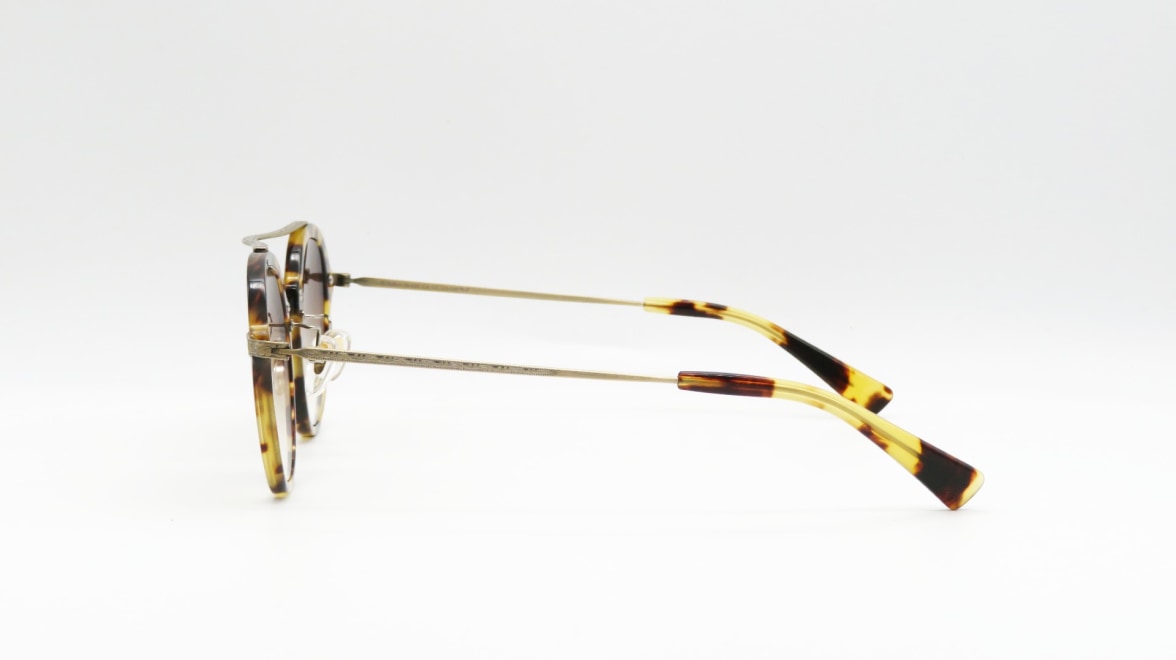 越前國甚六作 JN-035SG-3-52 [鯖江産/丸メガネ/黄色]  2