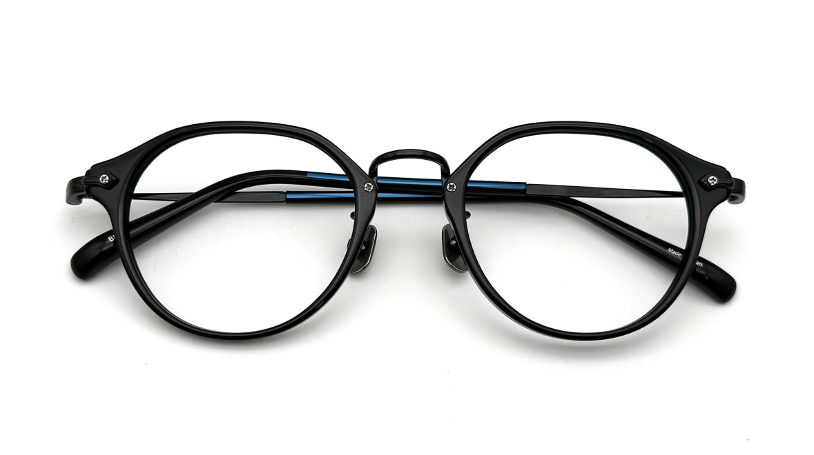 Oh My Glasses TOKYO SISE-Kanako Sasaki-portrait lines-BKB-48 [黒縁/鯖江産/丸メガネ]  4