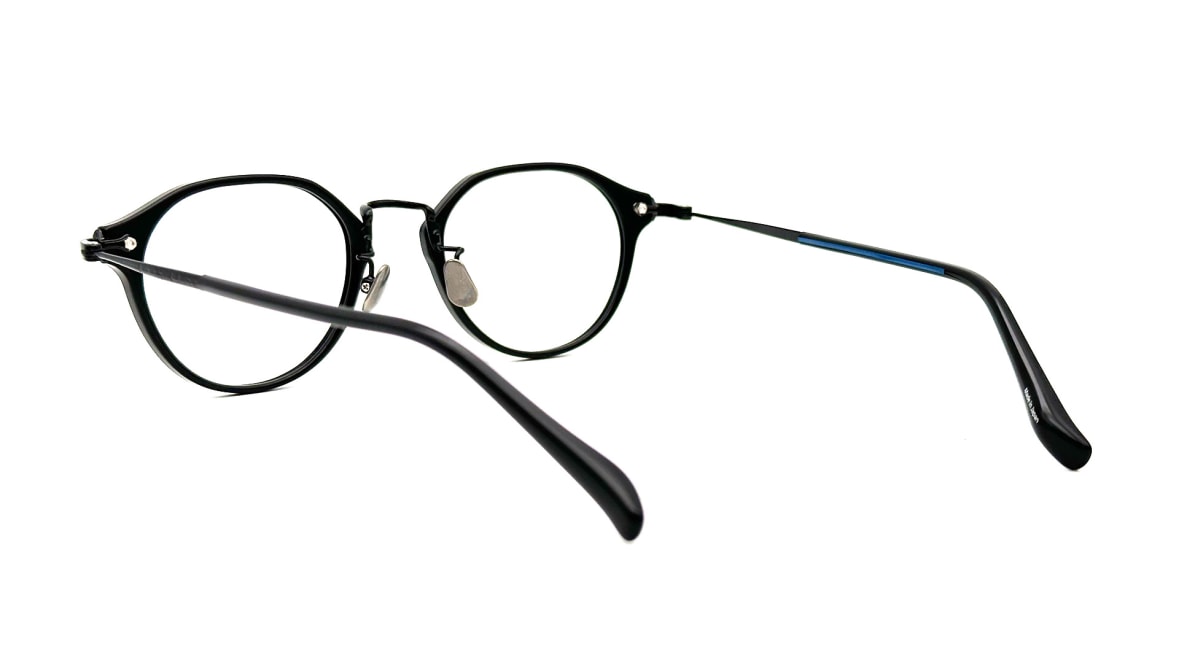 Oh My Glasses TOKYO SISE-Kanako Sasaki-portrait lines-BKB-48 [黒縁/鯖江産/丸メガネ]  3