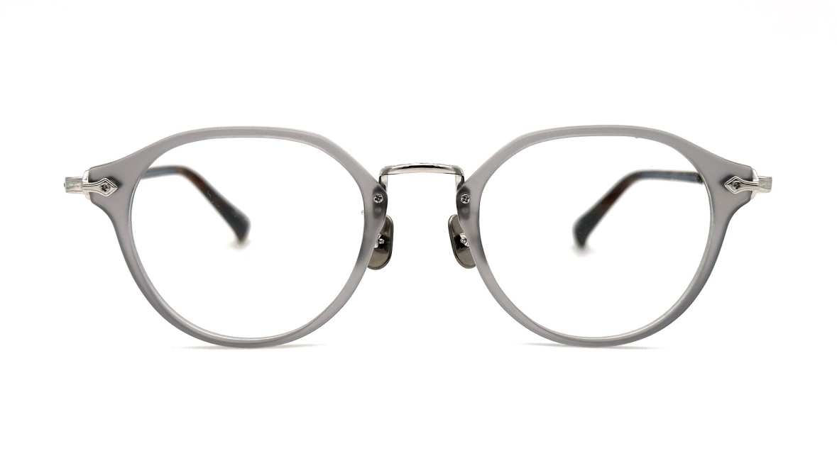 Oh My Glasses TOKYO SISE-Kanako Sasaki-portrait lines-GMSV-48 [鯖江産/丸メガネ/グレー] 