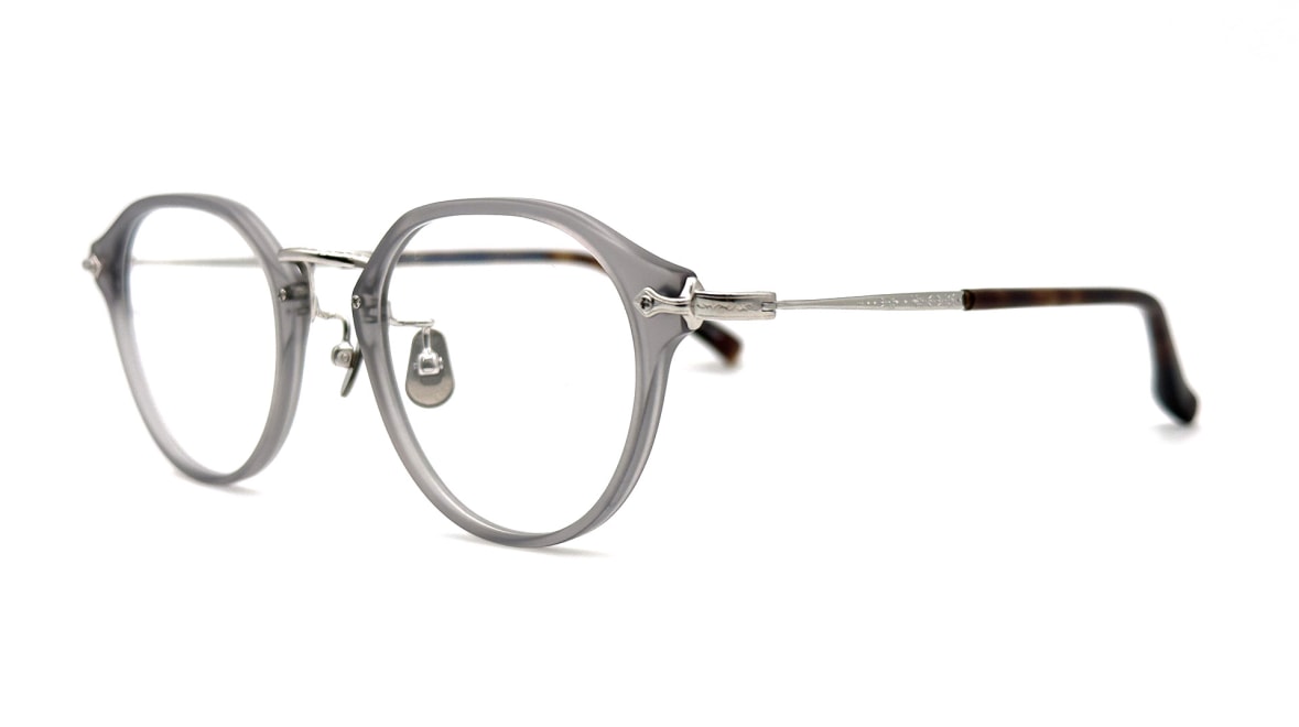 Oh My Glasses TOKYO SISE-Kanako Sasaki-portrait lines-GMSV-48 [鯖江産/丸メガネ/グレー]  1
