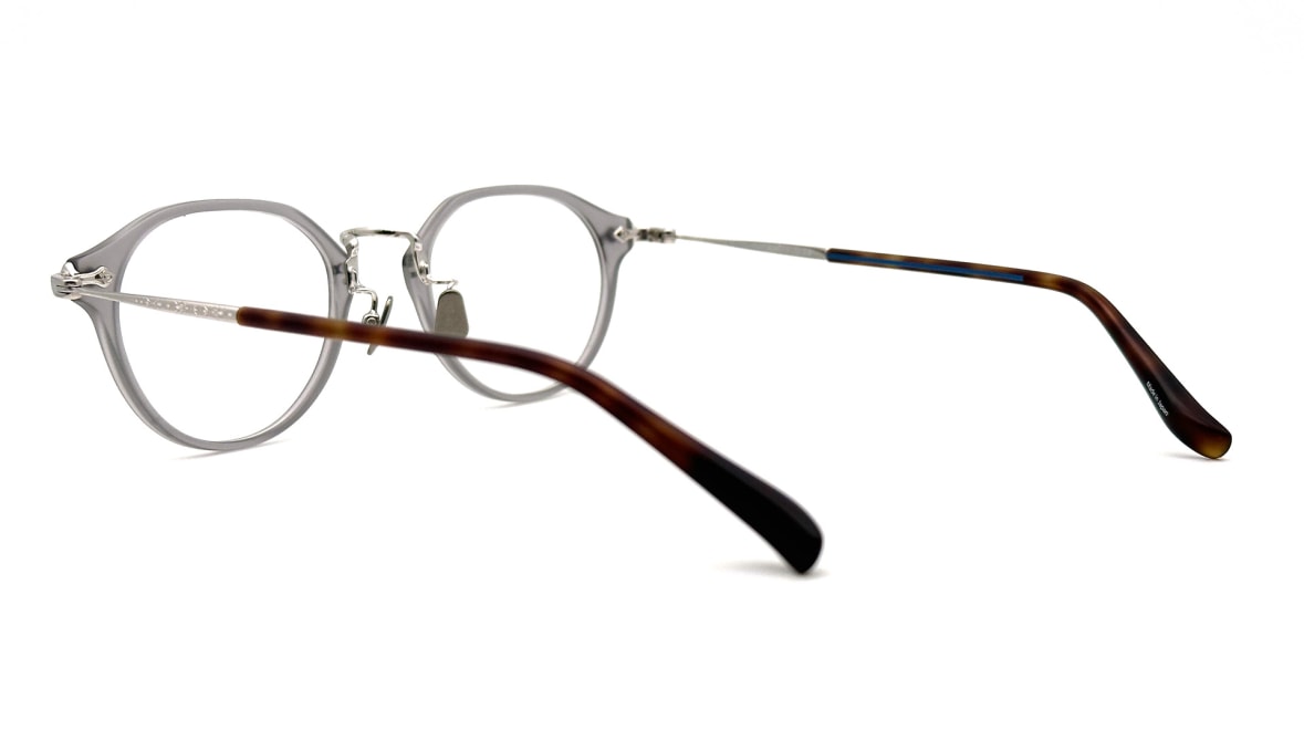 Oh My Glasses TOKYO SISE-Kanako Sasaki-portrait lines-GMSV-48 [鯖江産/丸メガネ/グレー]  3