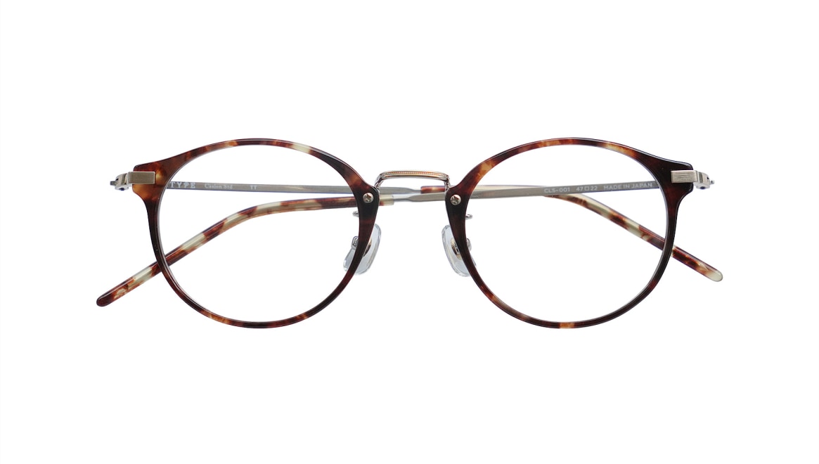 TYPE Caslon Std CLS-001-TT-47 [鯖江産/丸メガネ/べっ甲柄] 
