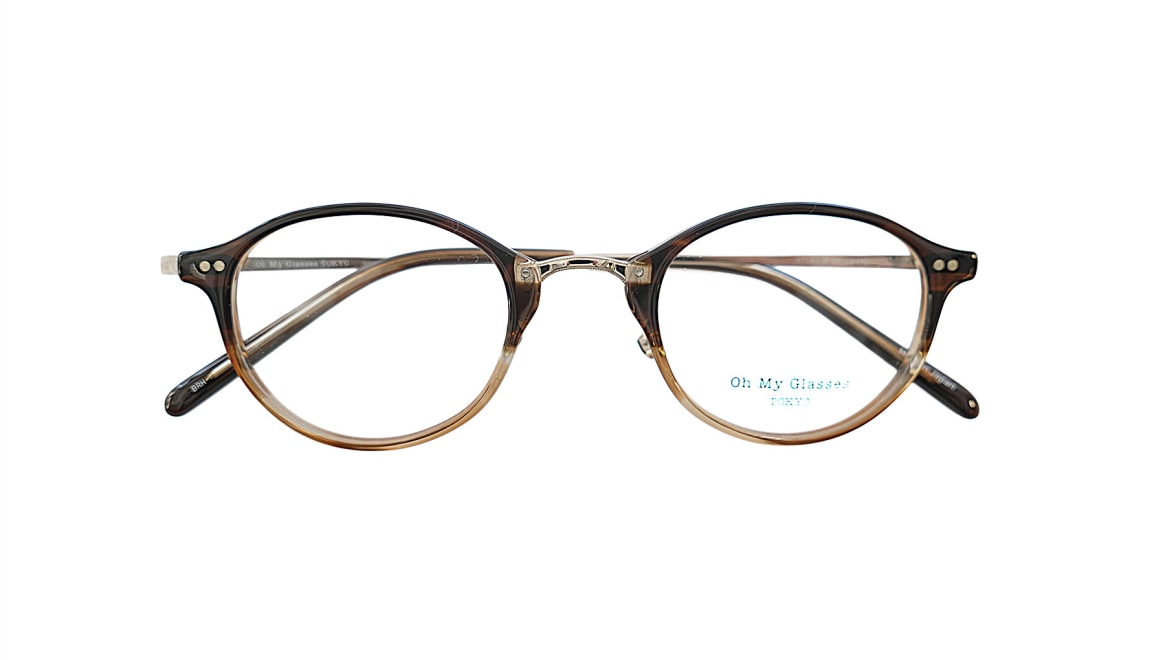 Oh My Glasses TOKYO Freddie omg-154-BRH-44 [鯖江産/丸メガネ/茶色] 