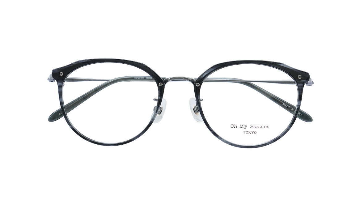 Oh My Glasses TOKYO Miles omg-151-GRS-50 [鯖江産/丸メガネ/グレー] 