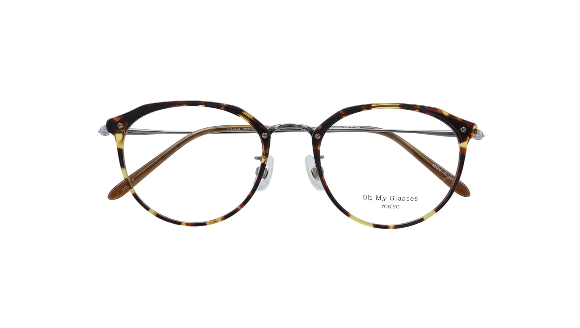 Oh My Glasses TOKYO Miles omg-151-DM-50 [鯖江産/丸メガネ/べっ甲柄] 