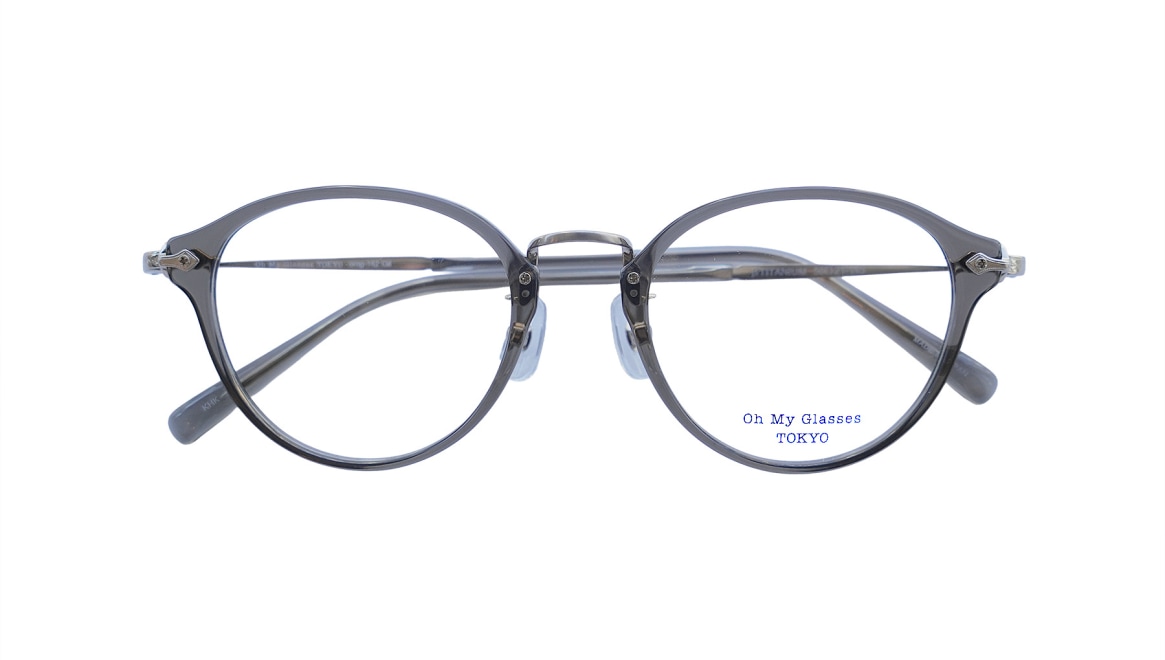 Oh My Glasses TOKYO Gil omg-142-KHK-50 [鯖江産/丸メガネ/グレー] 