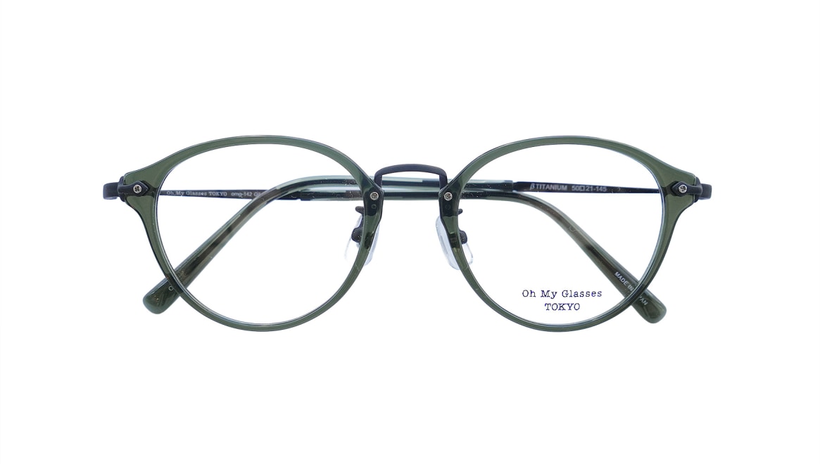 Oh My Glasses TOKYO Gil omg-142-OLV-50 [鯖江産/丸メガネ/緑] 
