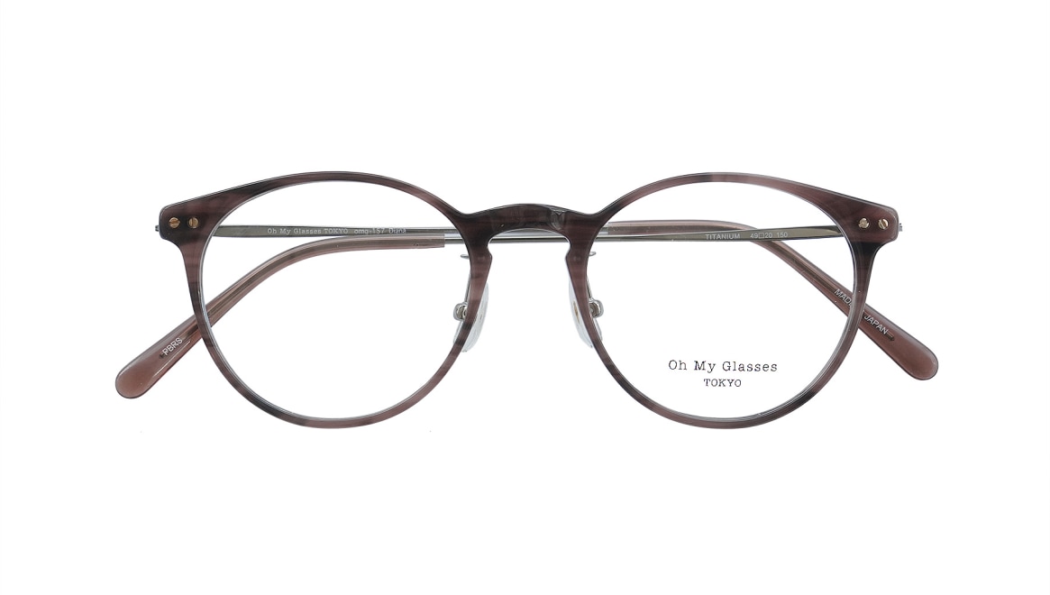 Oh My Glasses TOKYO Diana omg-157-PBRS-49 [鯖江産/丸メガネ/べっ甲柄] 