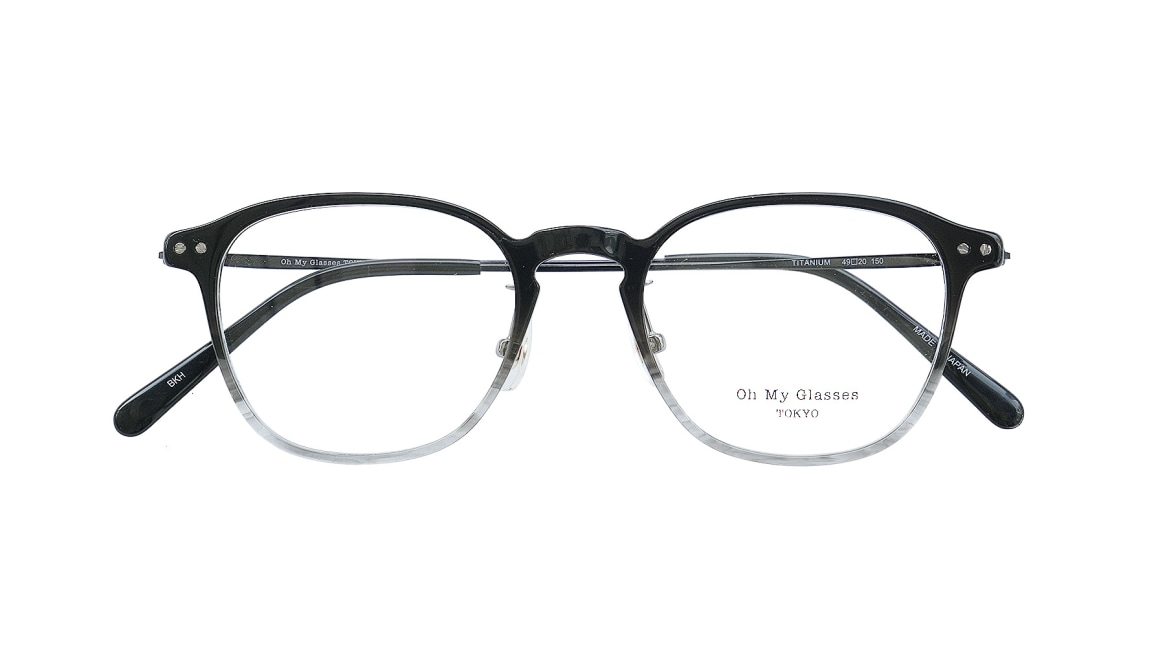 Oh My Glasses TOKYO Marcus omg-158-BKH-49 [黒縁/鯖江産/ウェリントン] 