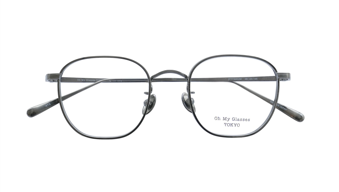 Oh My Glasses TOKYO Billy omg-160-ATS-48 [メタル/鯖江産/ウェリントン/シルバー] 