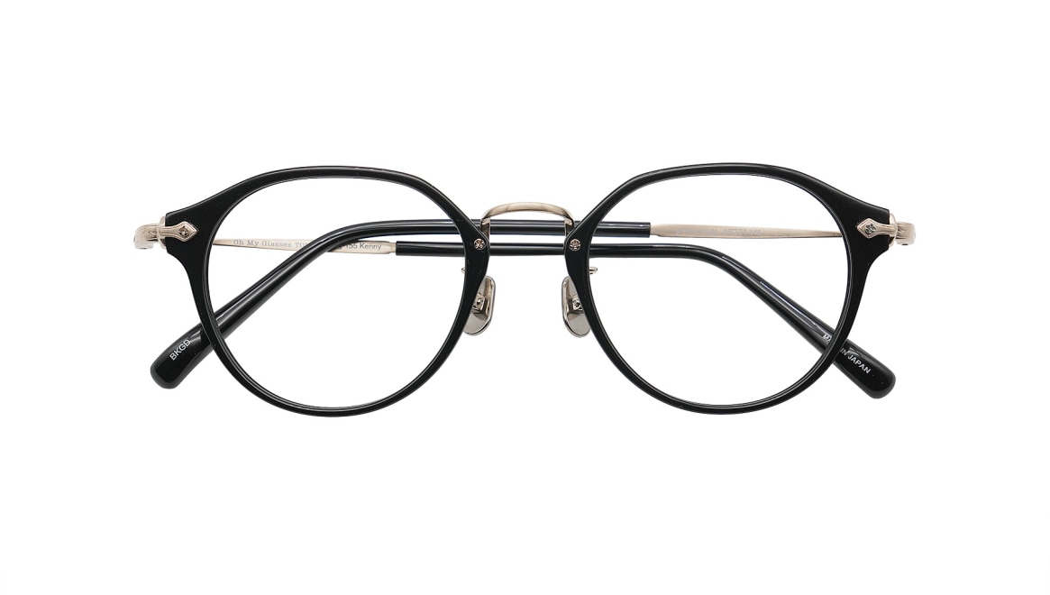 Oh My Glasses TOKYO Kenny omg-155-BKGD-48 [黒縁/鯖江産/丸メガネ] 