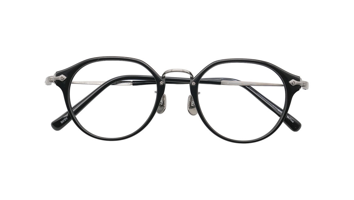 Oh My Glasses TOKYO Kenny omg-155-BKSV-48 [黒縁/鯖江産/丸メガネ] 