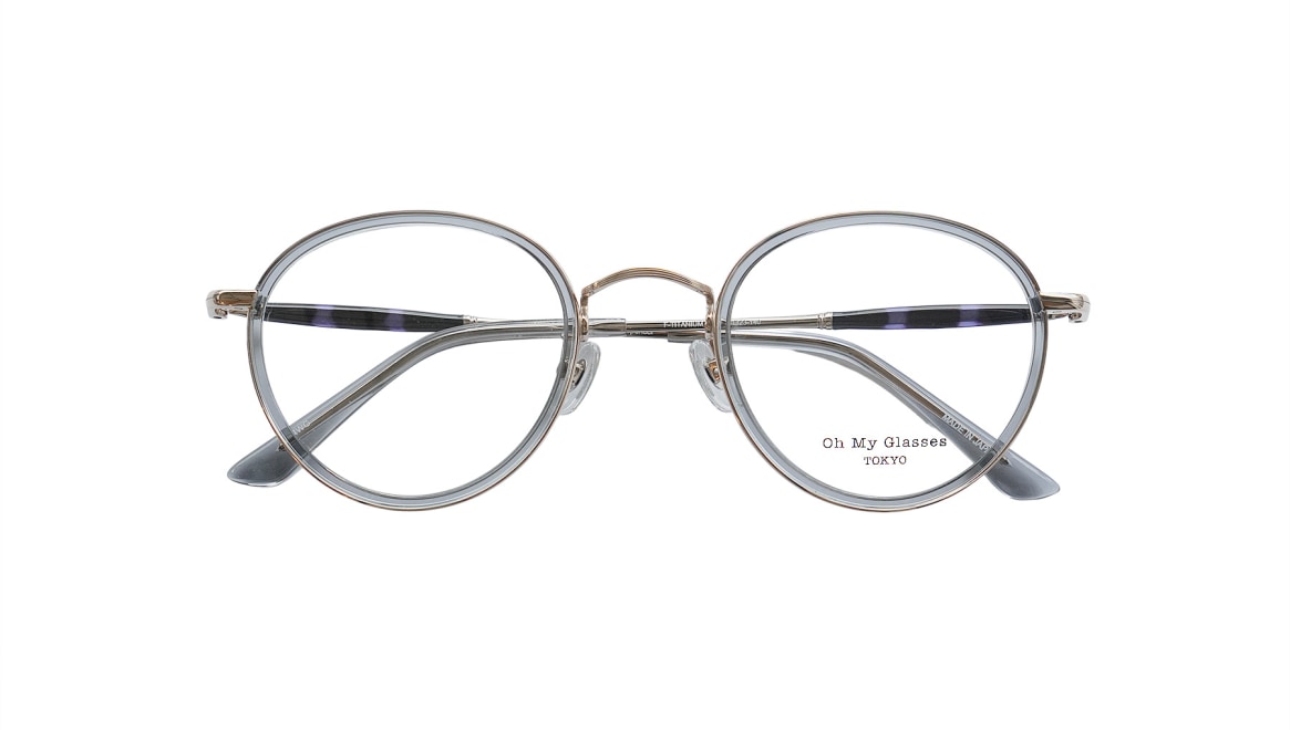 Oh My Glasses TOKYO Spencer omg-094-GRWG-48 [鯖江産/丸メガネ/透明] 