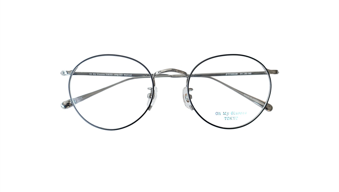 Oh My Glasses TOKYO Monica2 omg-143-BKGR-51 [メタル/鯖江産/丸メガネ] 