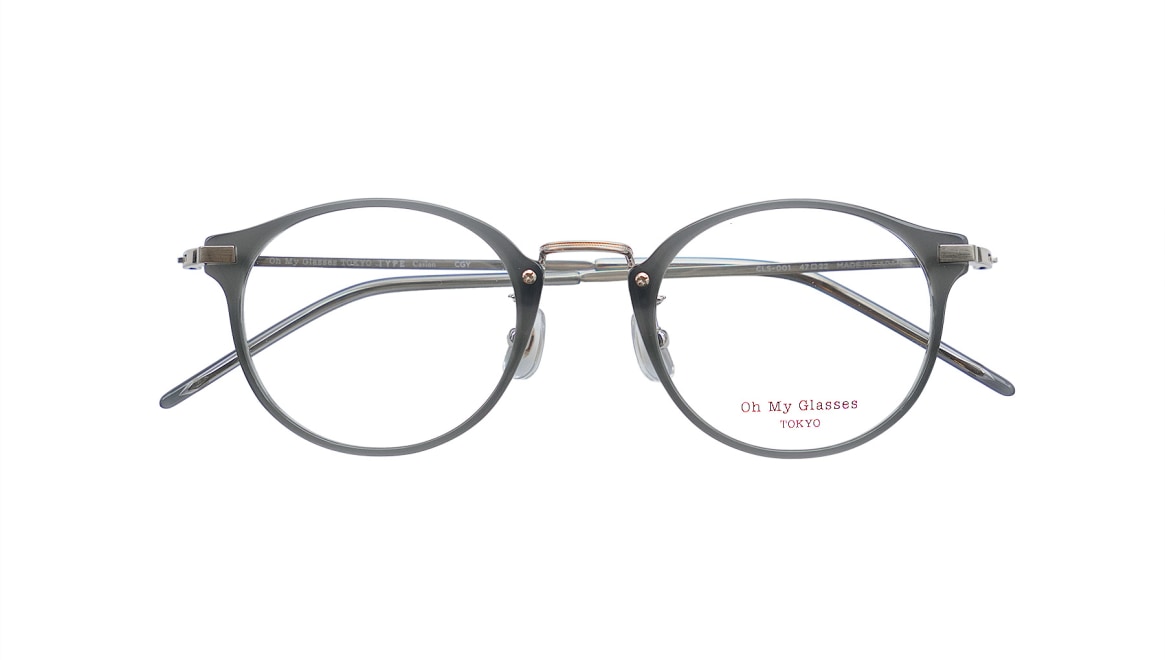 TYPE Caslon Std CLS-001-CGY-47 [鯖江産/丸メガネ/グレー] 