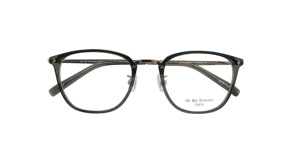 Oh My Glasses TOKYO Evan omg-166-CGY-49 [鯖江産/ウェリントン/グレー] 