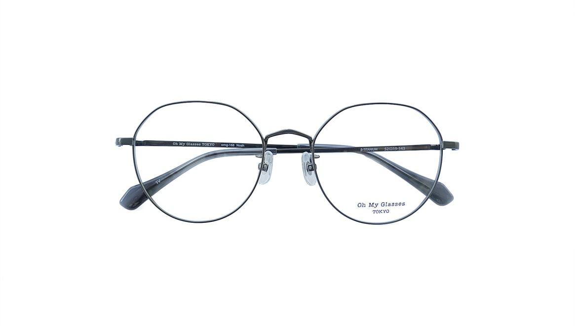 Oh My Glasses TOKYO Noah omg-168-SV-52 [メタル/丸メガネ/シルバー] 