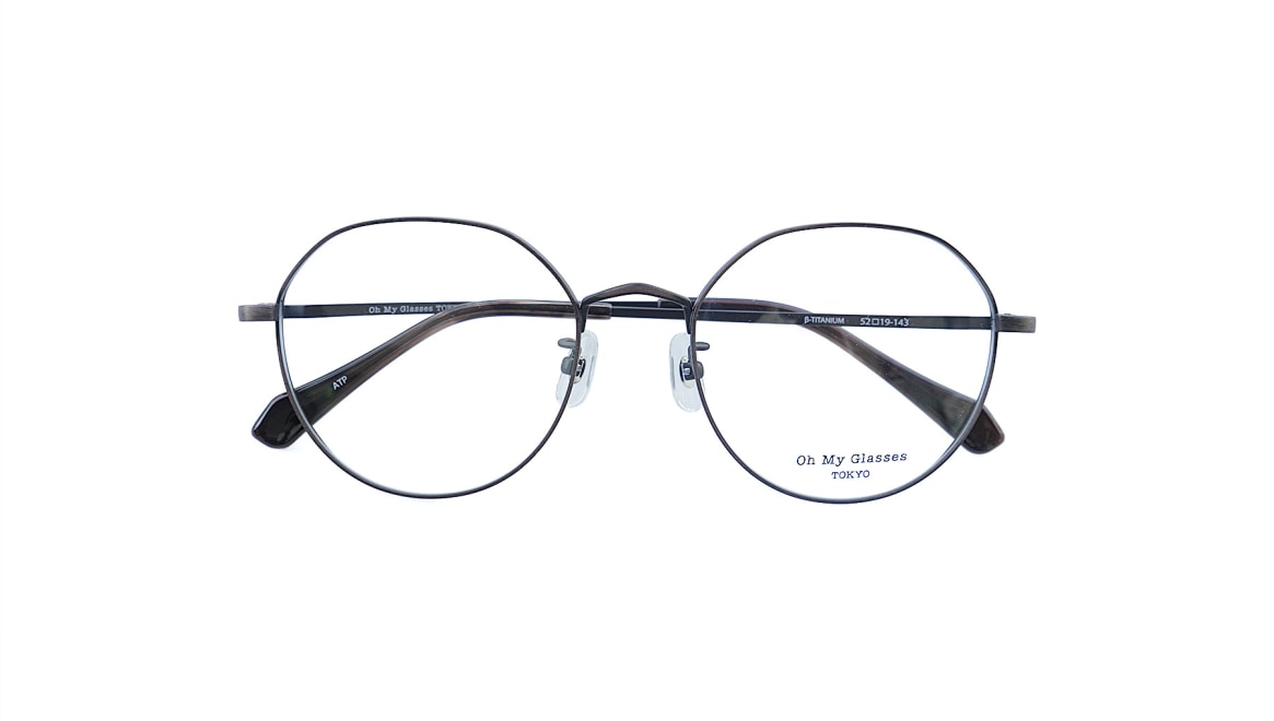 Oh My Glasses TOKYO Noah omg-168-ATP-52 [メタル/鯖江産/丸メガネ] 