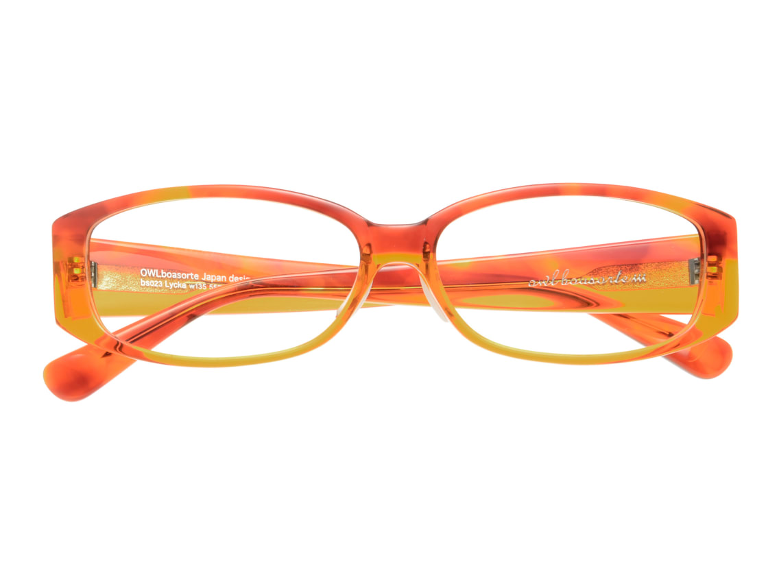 オウル boasorte Lycka-BS023-4.ORANGE DEMI-ORANGE｜メガネのオーマイ