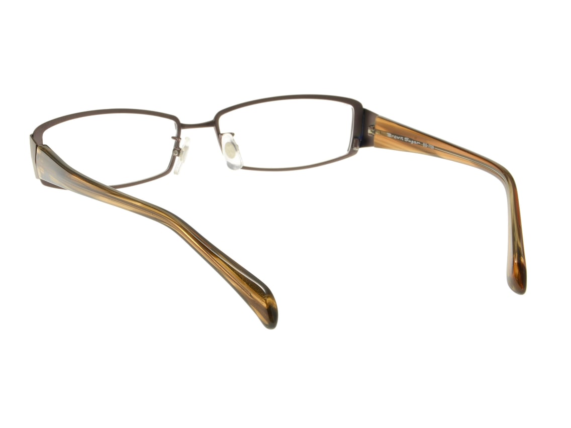 ブラウンシュガー BS-7709-2-55 [メタル/スクエア] ｜メガネのオーマイ