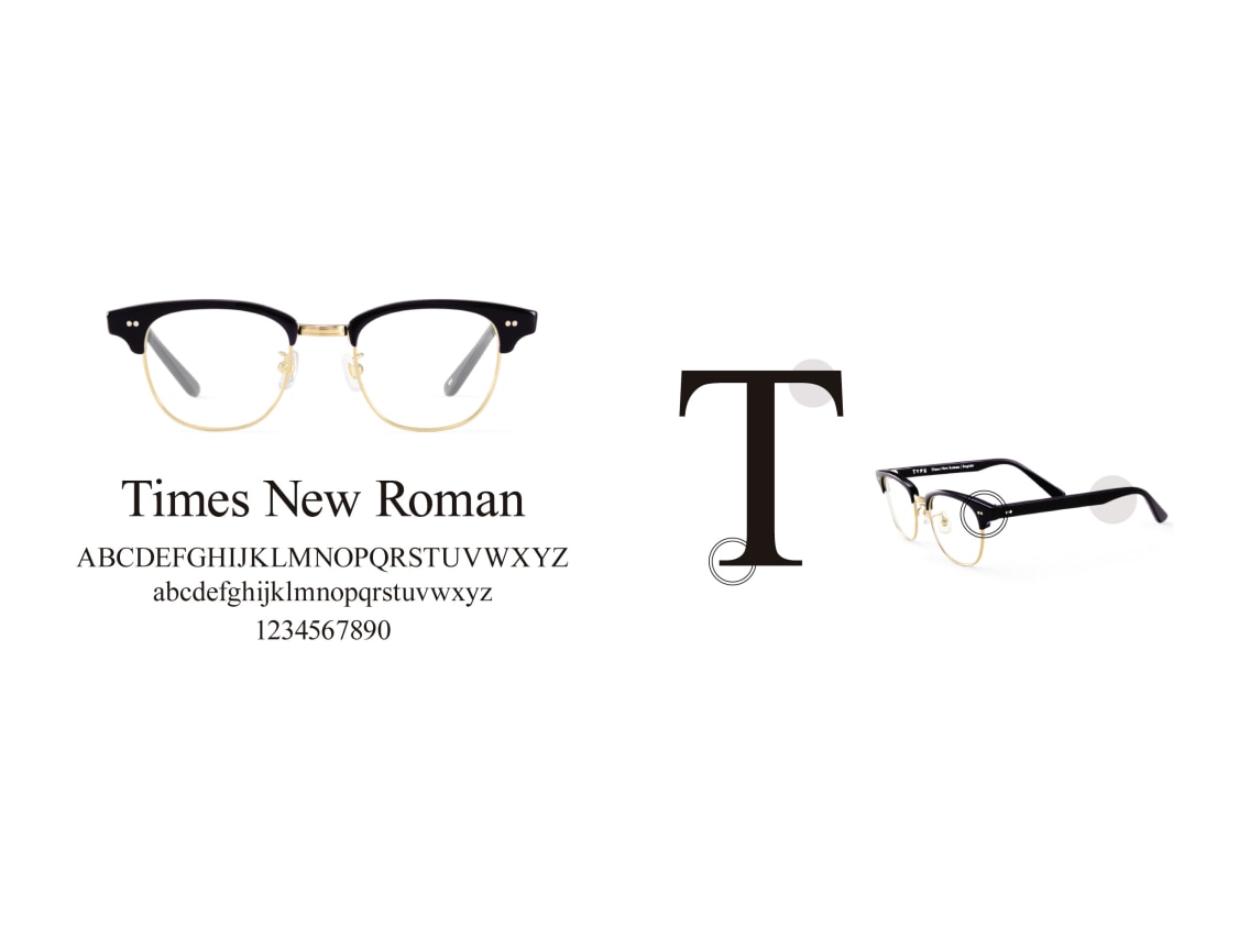TYPE Times New Roman Bold-Tortoise｜メガネのオーマイグラス(めがね