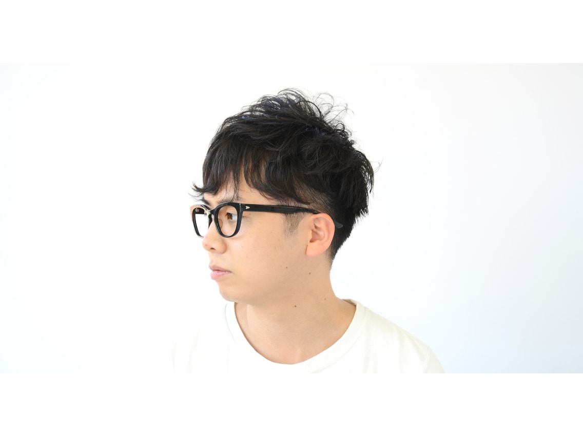 めがね TYPE Friz Quadrata Regular-Black｜メガネのオーマイグラス