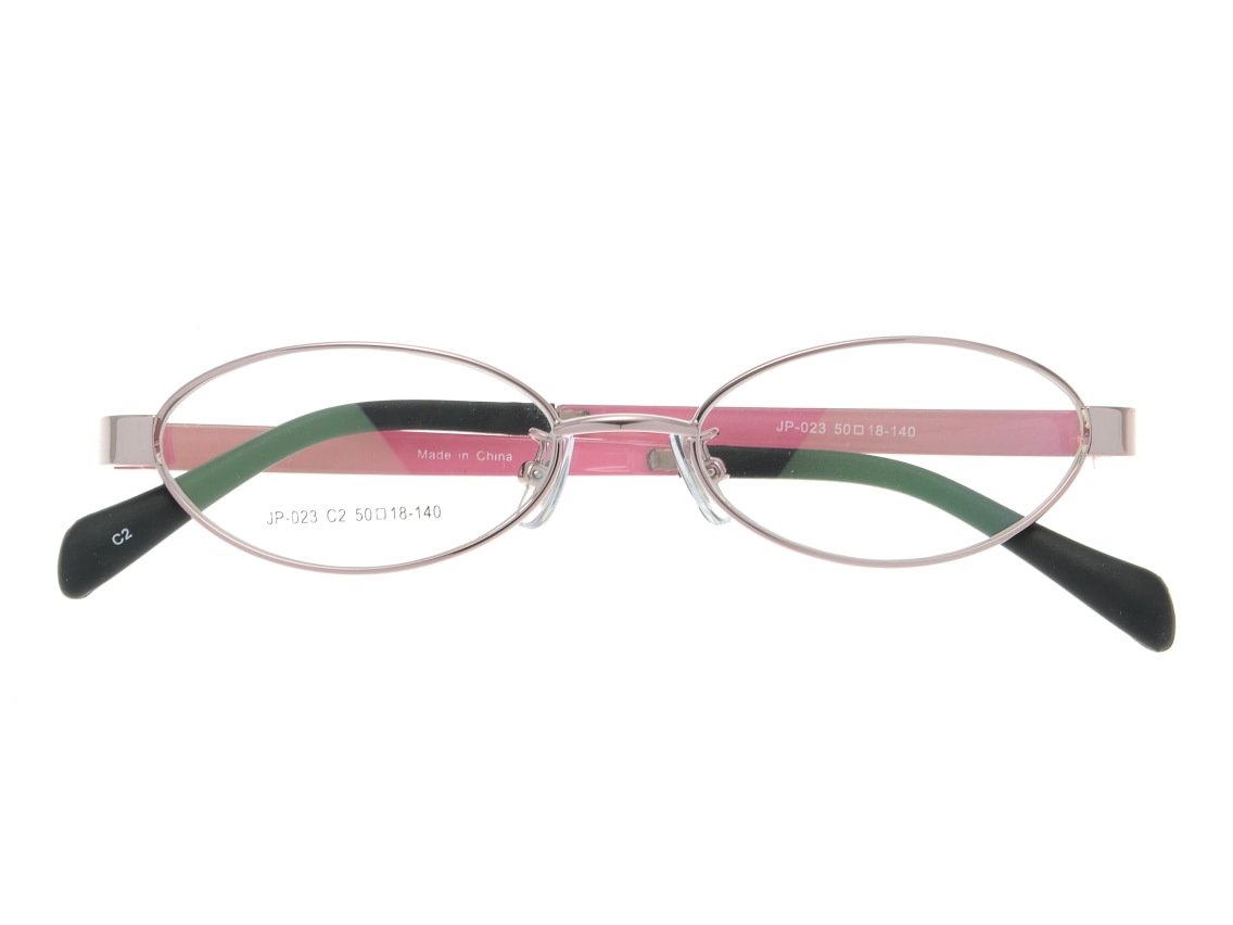 家メガネレンズセット Jp 023 2 伊達メガネ メタル オーバル 安い メガネのオーマイグラス めがね 眼鏡 メガネ通販