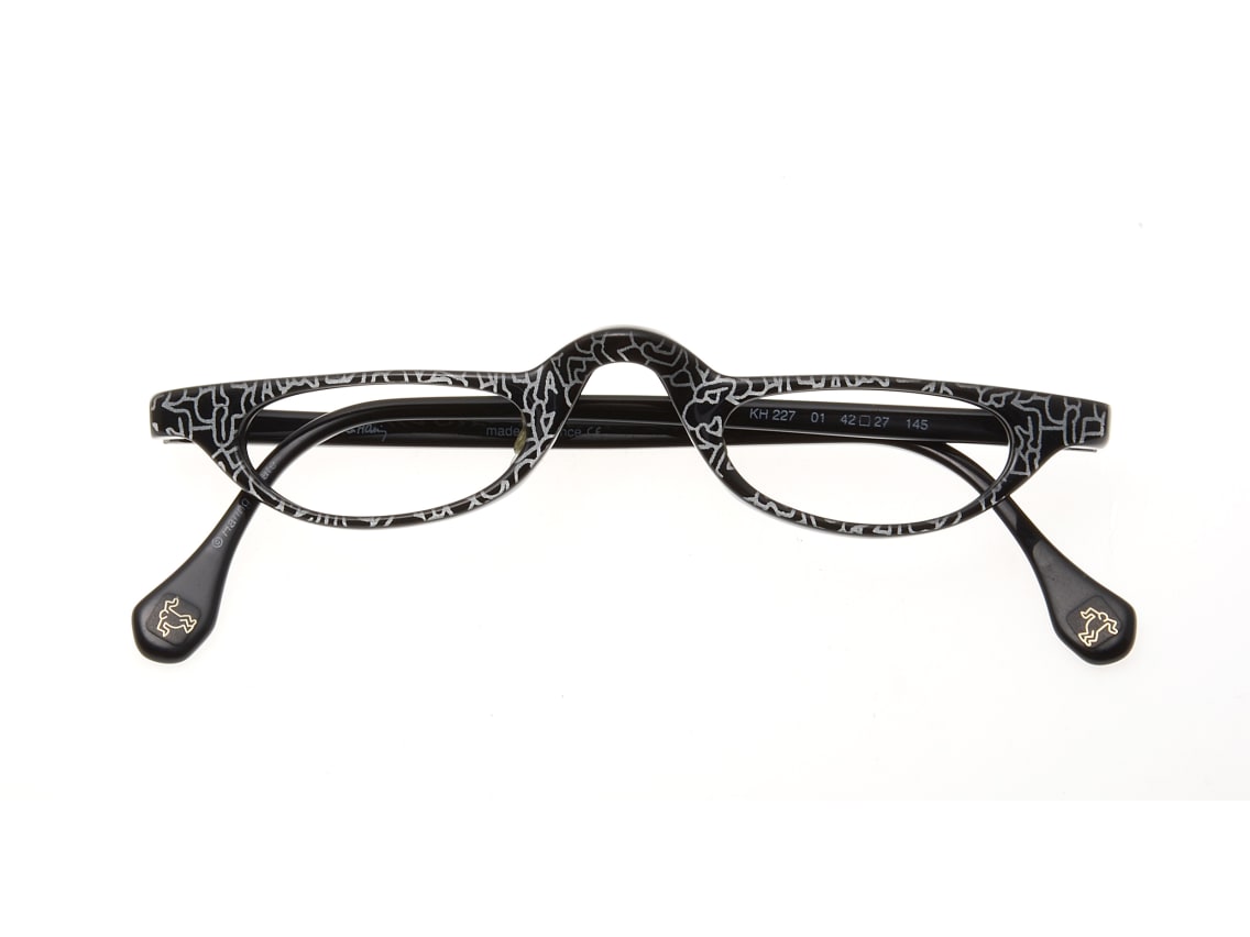 キース・ヘリング KH227-01 [黒縁/オーバル] ｜メガネのオーマイグラス