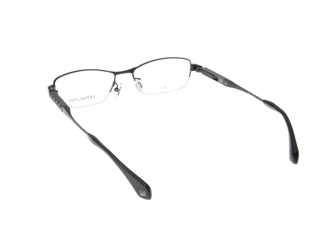 健康用品 ☆VANQUISH☆ メガネ 眼鏡 度入り ブラック メタル VQ1063