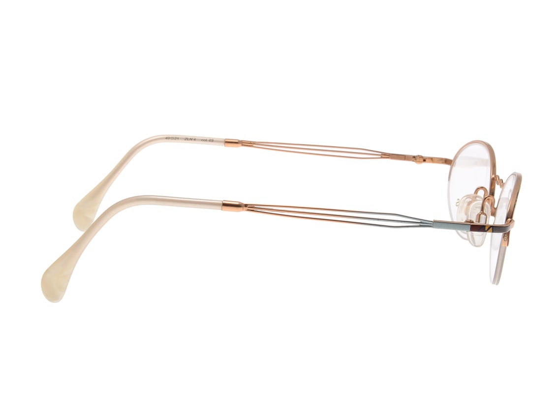 ザイトロス ZLN4-col.3 [メタル/ハーフリム/オーバル] ｜メガネ