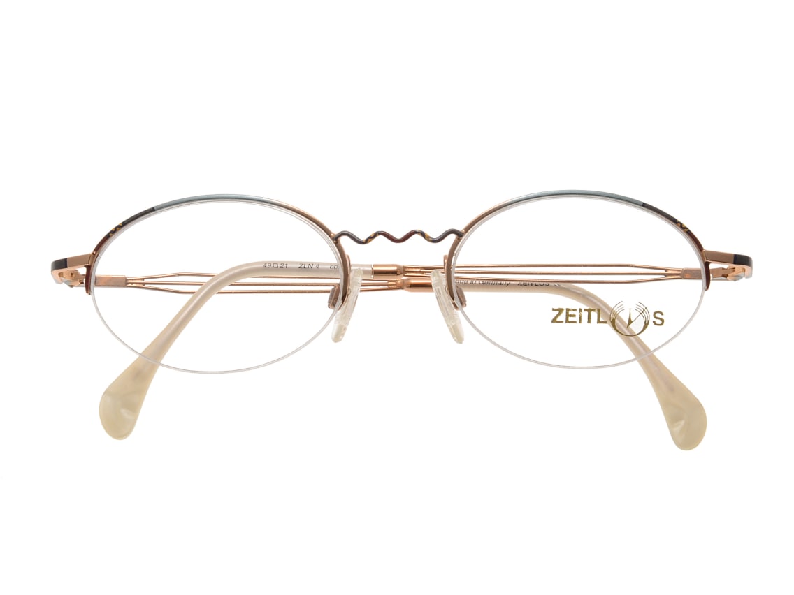 ザイトロス ZLN4-col.3 [メタル/ハーフリム/オーバル] ｜メガネの