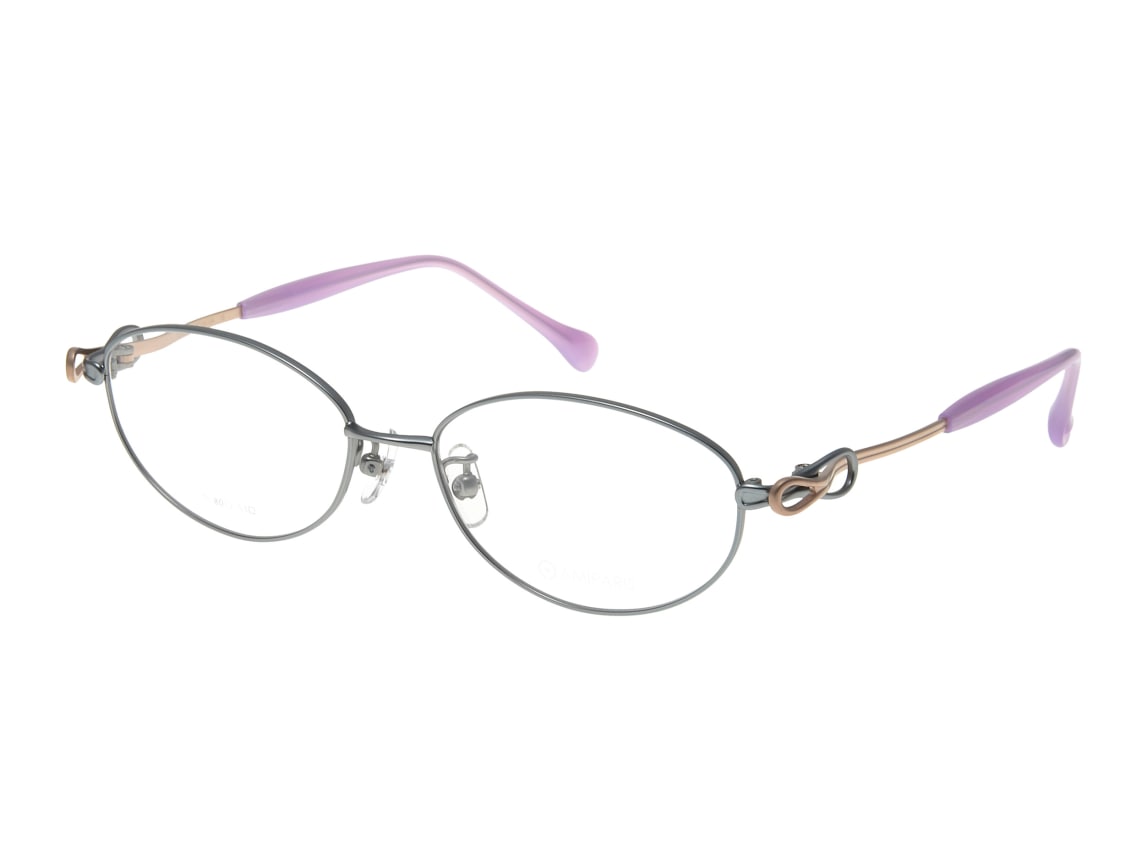 AMIPARIS petit TS-5040 48サイズ オーバル ピンク系 アミパリ TS-8012-18-53｜メガネのオーマイグラス(めがね・眼鏡