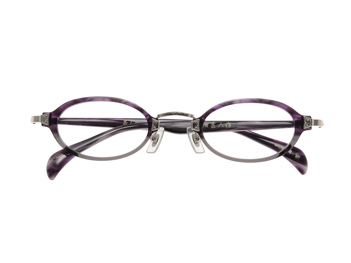 越前國甚六 メガネ 眼鏡 JN-075 ボストン（越前國甚六作 甚ﾉ八 C-6  