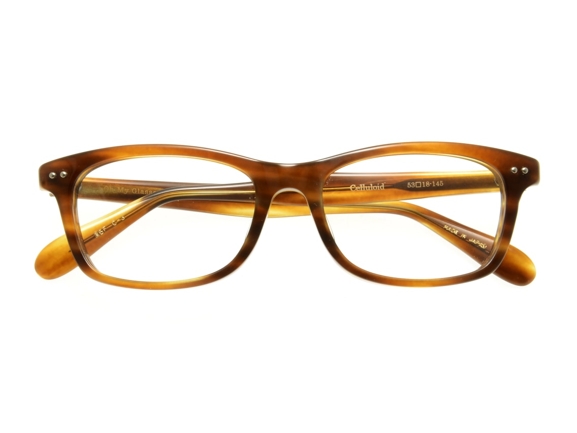 Oh My Glasses TOKYO オーマイグラストウキョウ Morris メガネ ブラック 53□18‐145 omg-048 プラスチック 小物 美品  20702