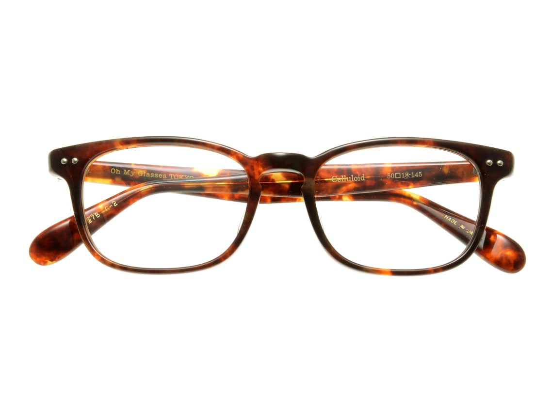 週末値下げ！ピンポン　スマイル　メガネ　眼鏡拭き付き Oh My Glasses TOKYO Monica2 omg-143-BRBZ-49｜メガネの