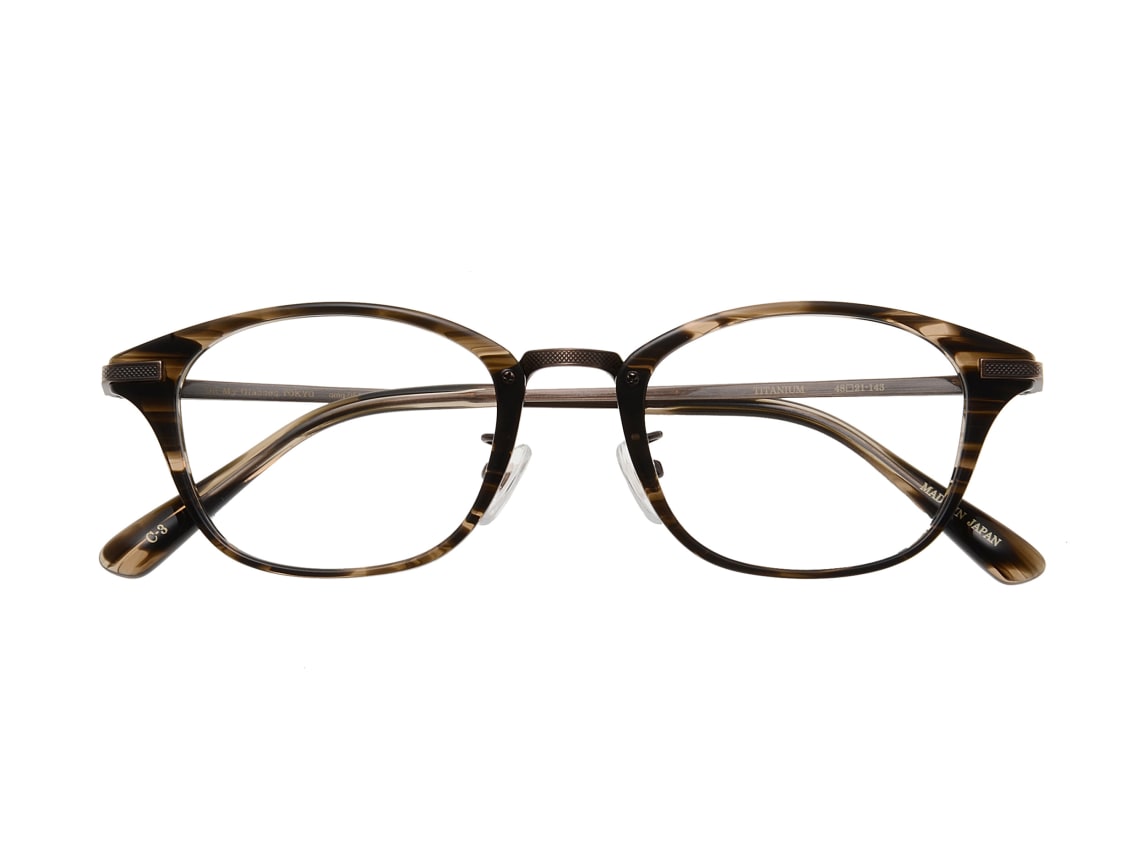Oh My Glasses Philip メガネ 茶色2h Oh My Glasses TOKYO Philip omg-054 3-48｜メガネのオーマイ