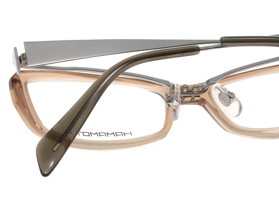 ハマモト製、シルバー メタル、形状記憶合金フレーム （老眼鏡）