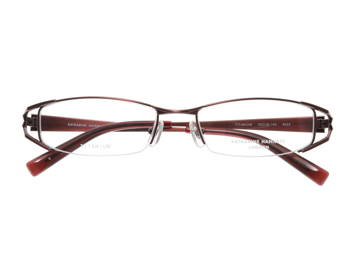 キャサリンハムネット KH9023-4-52 [メタル/鯖江産/ハーフリム