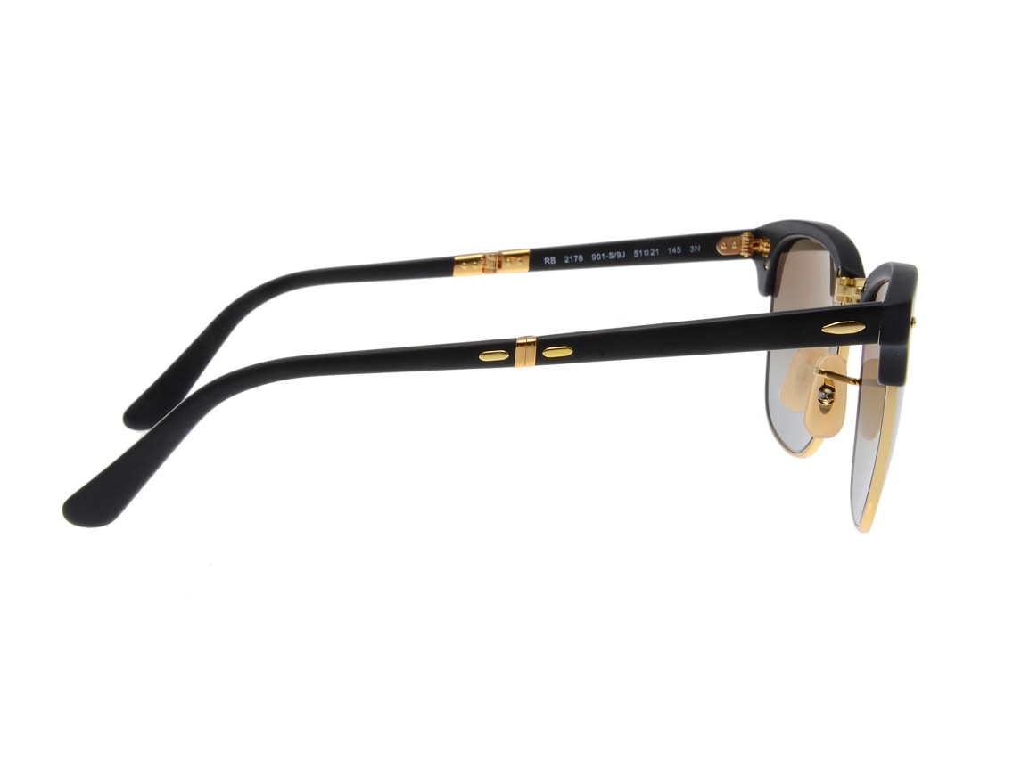 折り畳み式　レイバン サングラス RB2176 901 51□21 145 レイバン CLUBMASTER FOLDING RB2176-901-51 折りたたみ｜メガネ