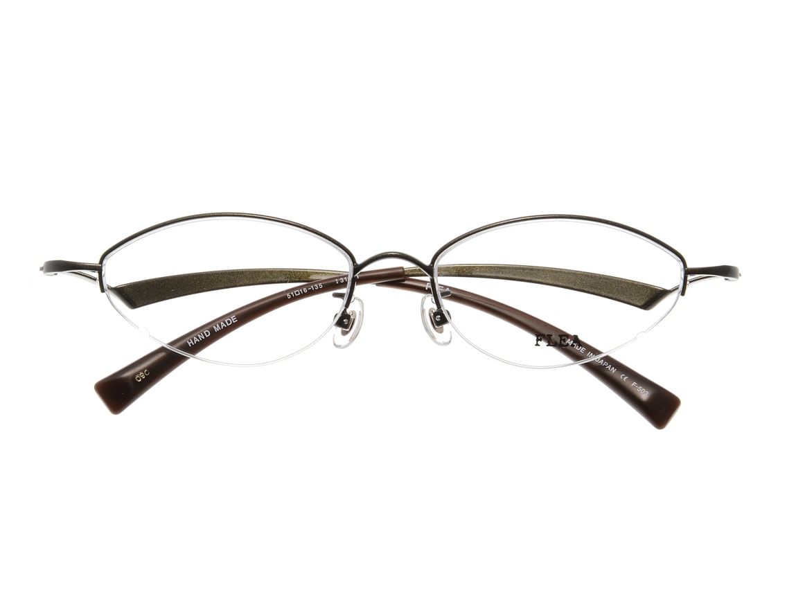 フリー F-503-90 [メタル/ハーフリム/オーバル] ｜メガネのオーマイグラス(めがね・眼鏡) | メガネ通販