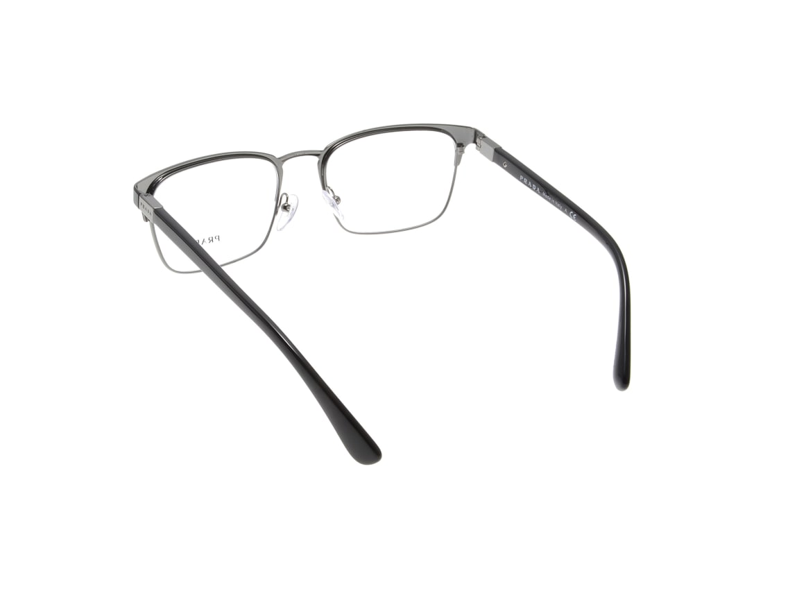 新品 PRADA 三角プレート メタルフレーム メガネ プラダ プラダ PRADA PRADA メガネ VPR A53V ポリゴン型 メタルフレーム
