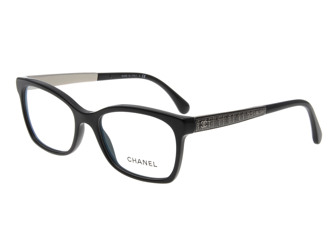 シャネル CH3332-C501-52 Black [黒縁/ウェリントン] ｜メガネの
