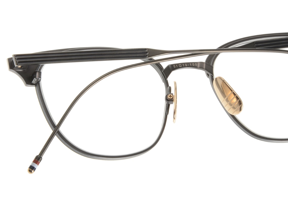 トムブラウン TB-104-A-BLK-GLD-51|メガネのオーマイグラス トムブラウン TB-104-A-BLK-GLD-51|メガネのオーマイグラス