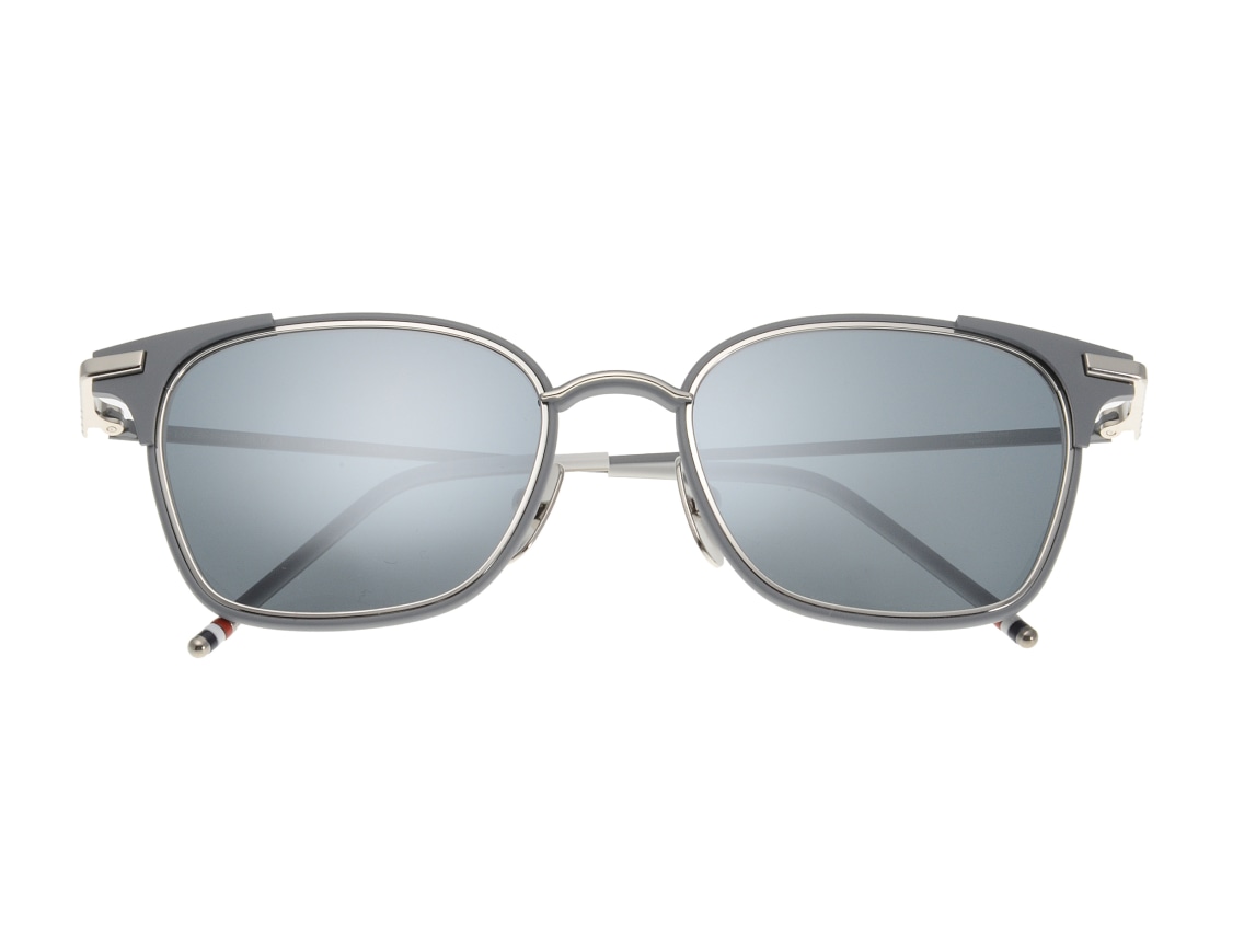 トムブラウン TB-107-B-T-GRY-SLV-51｜メガネのオーマイグラス(めがね